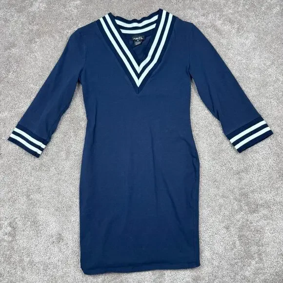 Striped Dress Rue21 T Shirt Dress Rue21 Dresses Rue2 Varsity